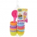 Conjunto de brinquedos de praia Colorbaby 15 Peças Moldes Gelado Cupcake (24 Unidades)