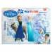 Kinderpuzzel Frozen Dubbelzijdig 108 Onderdelen 70 x 1,5 x 50 cm (6 Stuks)