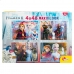 Kinderpuzzel Frozen Dubbelzijdig 4-in-1 48 Onderdelen 35 x 1,5 x 25 cm (6 Stuks)