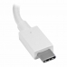 Adaptateur USB C vers HDMI Startech CDP2HD4K60W          Blanc