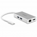 USB Hub Startech DKT30CHPDW Hvid 60 W