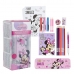 Set de Papelería Minnie Mouse 25 Piezas Rosa