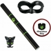 Kostume til børn Miraculous: Tales of Ladybug & Cat Noir Transformation Set - Cat Noir 4 Dele Sort Multifarvet