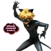 Fantasia para Crianças Miraculous: Tales of Ladybug & Cat Noir Transformation Set - Cat Noir 4 Peças Preto Multicolor