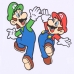 Gyermek Rövid ujjú póló Super Mario Mario and Luigi Fehér