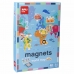 Magnetisk Spil Apli World Map Multifarvet