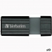 USB atmintukas Verbatim Store'n'go Pinstripe Juoda 8 GB