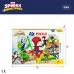 Puzzle pentru Copii Spidey Cu două fețe 50 x 35 cm 24 Piese (12 Unități)