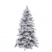 Árbol de Navidad Blanco Verde PVC Metal Polietileno 150 cm