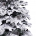 Albero di Natale Bianco Verde PVC Metallo Polietilene 150 cm