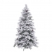 Árvore de Natal Branco Verde PVC Metal Polietileno 180 cm