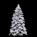 Albero di Natale Bianco Verde PVC Metallo Polietilene 150 cm