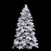 Árvore de Natal Branco Verde PVC Metal Polietileno 180 cm