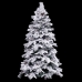 Vánoční stromeček Bílý Zelená PVC Kov Polyetylen Zasněžený 240 cm