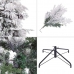 Kerstboom Wit Groen PVC Metaal Polyethyleen Besneeuwd 240 cm