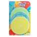 Frisbee Colorbaby Let's fly Fleksibel Ø 18,5 cm 3 Deler 12 enheter