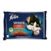 Kačių maistas Purina Felix Fantastic Višta Veršiena Morka Pomidorai 340 g