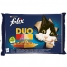 Kaķu barība Purina Duo Cālis Teļa gaļa Jēra gaļa Akna Putni 4 x 85 g