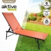 Liggende lounder Aktive Orange 180 x 35 x 49 cm (2 enheder)