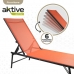 Liggende lounder Aktive Orange 180 x 35 x 49 cm (2 enheder)