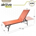 Liggende lounder Aktive Orange 180 x 35 x 49 cm (2 enheder)