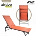 Liggende lounder Aktive Orange 180 x 35 x 49 cm (2 enheder)