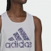 Tank-topp kvinner Adidas U4U Aeroready Hvit