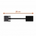 DVI-D - VGA Adapteri PcCom Essential Musta 25 cm
