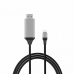 Кабел USB-C към HDMI PcCom Essential 1,8 m