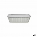 Set di Teglie da Cucina Monouso Con coperchio Alluminio 22,4 x 7,4 x 11,5 cm (12 Unità)