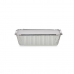 Set Keukenservies Wegwerpbaar Met deksel Aluminium 22,4 x 7,4 x 11,5 cm (12 Stuks)