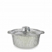 Set de Fuentes de Cocina Kinvara 66105 Aluminio 25,5 x 22 x 9,5 cm Desechable Con Tapa Olla (12 Unidades)