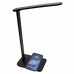 Lampada LED con Caricabatterie Senza Fili per Smartphone Denver Electronics LQI-105 Nero Metallo 5 W