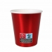Glassæt Algon Pap Engangsanvendelse Rød 36 Enheder 200 ml (10 Dele)