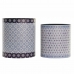 Conjunto de cubos DKD Home Decor Azul Madeira (31,5 x 23 x 35,3 cm)