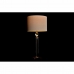 Bordlampe DKD Home Decor Beige Gjennomsiktig Gyllen Metall Krystall 50 W 220 V 41 x 41 x 80 cm