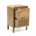 Kommode Versa Holz Rattan Paulonia-Holz Holz MDF 30 x 60 x 40 cm