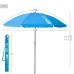 Umbrelă de soare Aktive UV50 Ø 200 cm Modra Poliester Aluminij 200 x 198,5 x 200 cm (6 kosov)