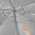 Umbrelă de soare Aktive UV50 Ø 200 cm Korale Poliester Aluminij 200 x 198 x 200 cm (6 kosov)