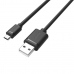 USB kabel, micro USB Unitek Y-C434GBK Černý 1,5 m