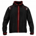 Hættetrøje Sparco S02405NR1S Sort Windbreaker