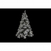 Sapin de Noël DKD Home Decor Blanc Vert Métal Polyéthylène Enneigé 130 x 130 x 218 cm