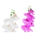 Decorative Plant DKD Home Decor Stoneware Orchid 21 x 21 x 82 cm (2 Units) (12 Units)