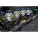 Conjunto de estacas solares de jardim Smart Garden Cristal (4 Unidades)