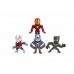 Set of Figures The Avengers 7 cm 4 Pieces