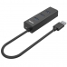 4-Port USB Hub Unitek Y-3089 Black