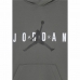 Detská mikina s kapucňou Nike Jordan Jumpman Little Kids Sivá