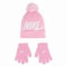 Mütze und Handschuhe Nike Swoosh Rosa