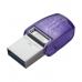 USB-pulk Kingston microDuo 3C Must Lilla 64 GB