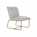 Fauteuil DKD Home Decor Beige Doré Métal Polyester (66 x 71 x 77 cm)